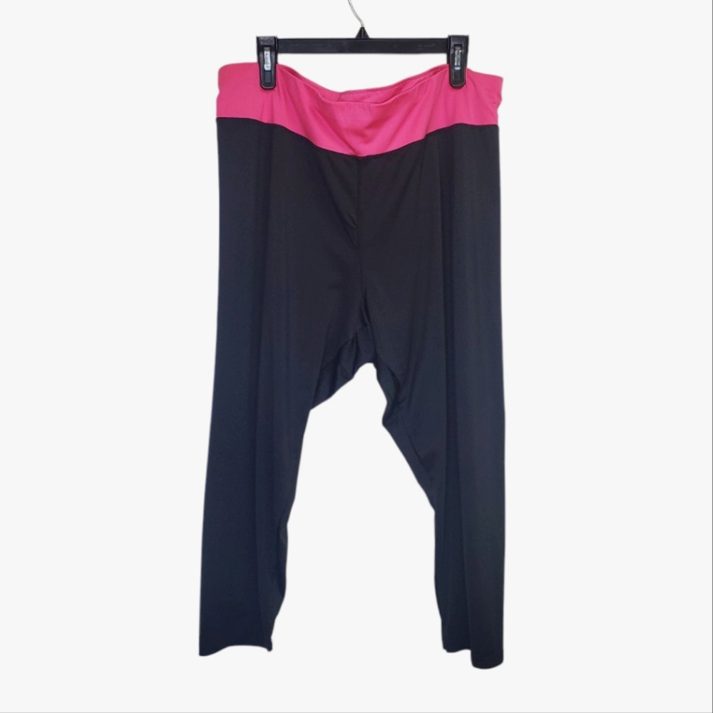 Zone Pro Women's Black and Pink Yoga / Workout / Lounge Pants Size 3X